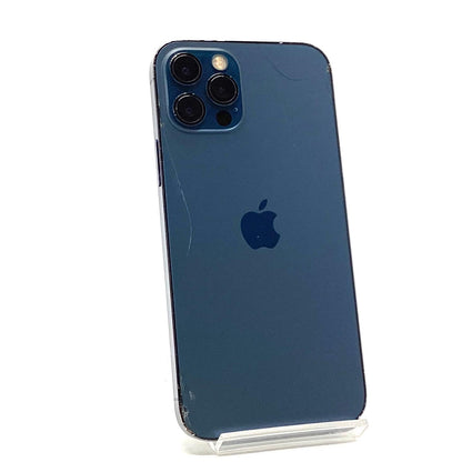 【最速発送】Apple iPhone iPhone 12 Pro 256GB パシフィックブルー Softbank 白ロム【難有】 76%