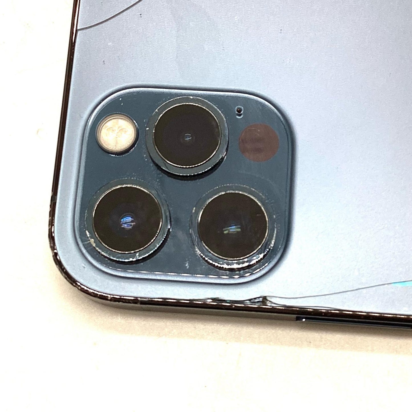 【最速発送】Apple iPhone iPhone 12 Pro 256GB パシフィックブルー Softbank 白ロム【難有】 76%