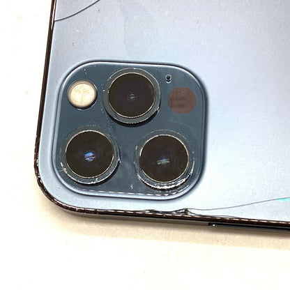 【最速発送】Apple iPhone iPhone 12 Pro 256GB パシフィックブルー Softbank 白ロム【難有】 76%