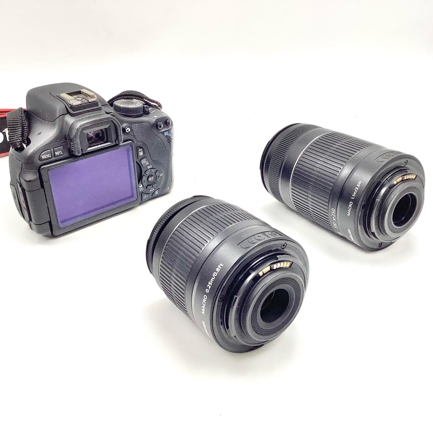 【全額返金保証】【最速発送】Canon デジタル一眼 EOS Kiss X5 ダブルズームキット ブラック 美品 動作確認済