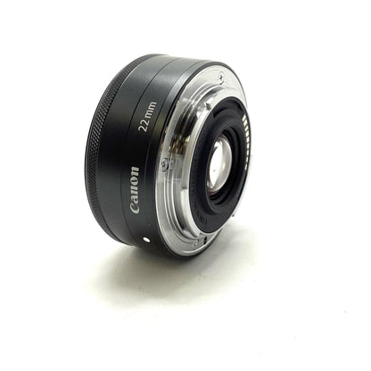 【全額返金保証】【最速発送】Canon EF-M22mm F2 STM 美品 動作確認済