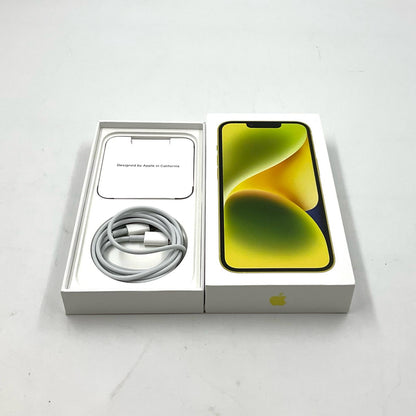 【全額返金保証】【最速発送】Apple iPhone iPhone 14 128GB イエロー 楽天モバイル SIMフリー 美品 動作確認済 83%