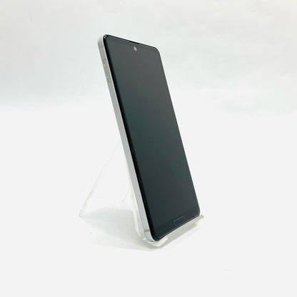 【全額返金保証】【最速発送】SHARP AQUOS sense4 64GB シルバー docomo SH-41A 白ロム 動作確認済