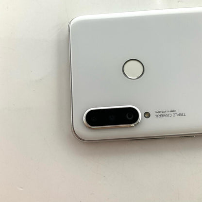 【全額返金保証】【最速発送】Huawei P lite 30 64GB Pearl White SIMフリー MAR-LX2J 白ロム 美品 動作確認済