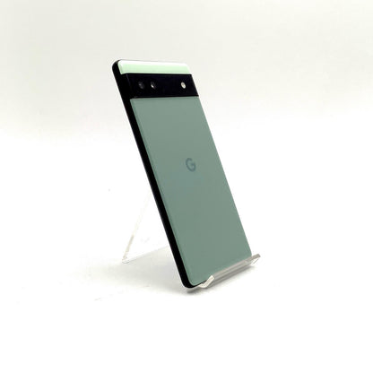 【全額返金保証】【最速発送】Google Pixel 6a 128GB Sage au SIMフリー GB17L 美品 動作確認済