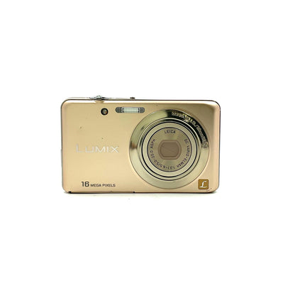 【最速発送】Panasonic コンパクトデジタルカメラ LUMIX DMC-FH7-N [シャインゴールド]【難有】
