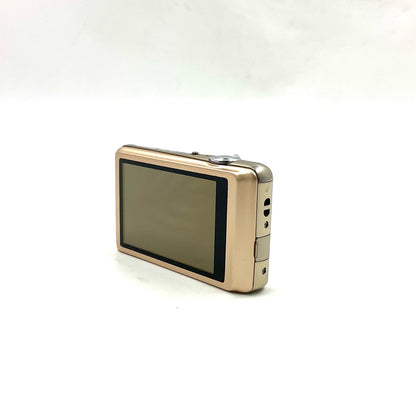【最速発送】Panasonic コンパクトデジタルカメラ LUMIX DMC-FH7-N [シャインゴールド]【難有】