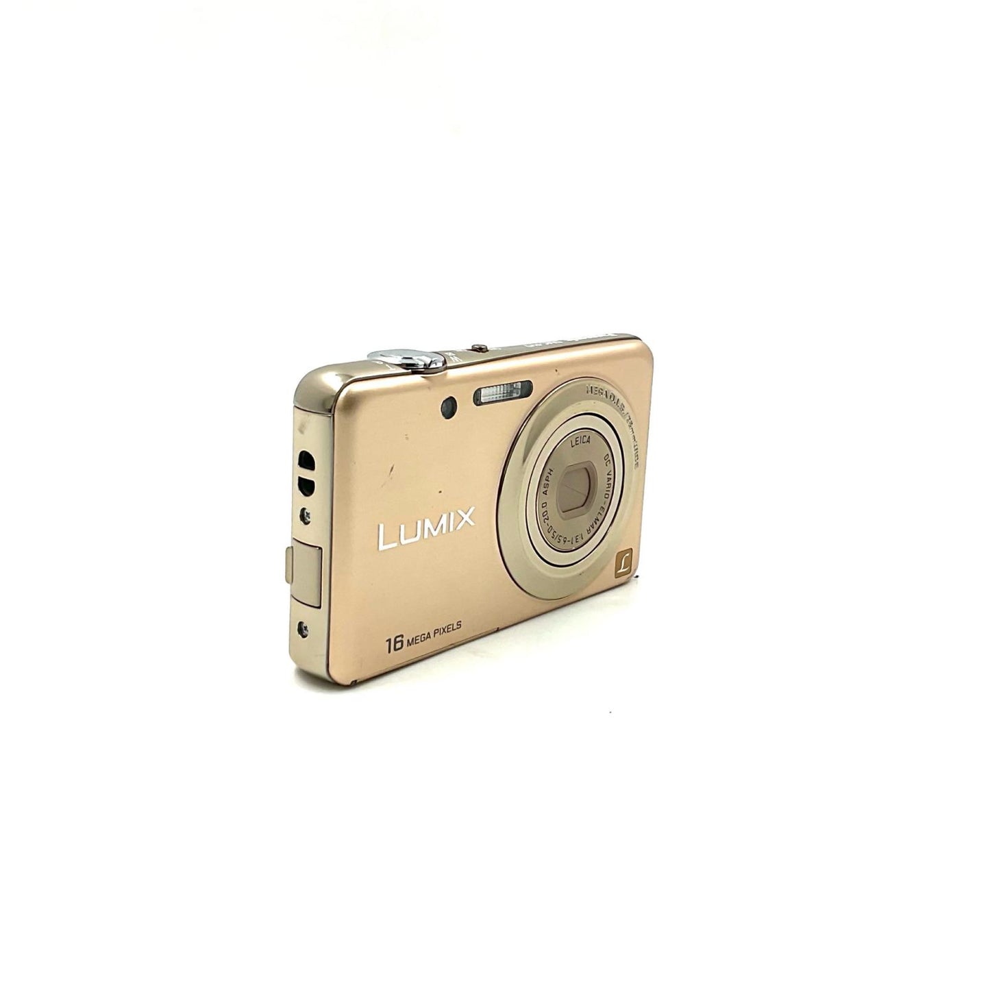 【最速発送】Panasonic コンパクトデジタルカメラ LUMIX DMC-FH7-N [シャインゴールド]【難有】