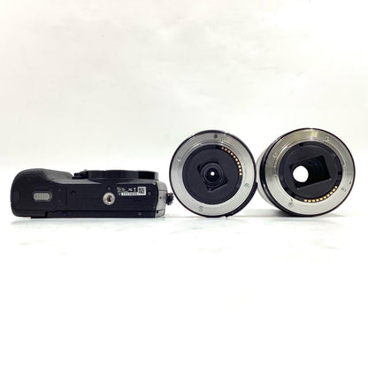 【全額返金保証】【最速発送】Sony デジタル一眼 α5100 ILCE-5100Y ダブルズームレンズキット ブラック 美品 動作確認済