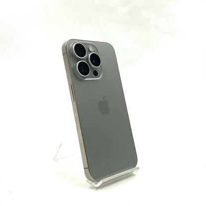 【全額返金保証】【最速発送】Apple iPhone iPhone 15 Pro 256GB ナチュラルチタニウム SIMフリー 白ロム 動作確認済 87%