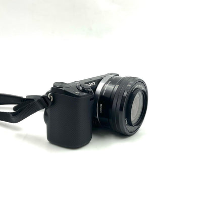 【全額返金保証】【最速発送】Sony デジタル一眼 α NEX-5RL パワーズームレンズキット ブラック 美品 動作確認済