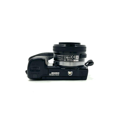 【全額返金保証】【最速発送】Sony デジタル一眼 α NEX-5RL パワーズームレンズキット ブラック 美品 動作確認済