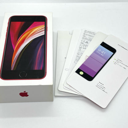 【全額返金保証】【最速発送】Apple iPhone iPhone SE（第2世代） 64GB (PRODUCT)RED au 白ロム 動作確認済 88%