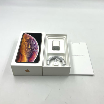 【全額返金保証】【最速発送】Apple iPhone iPhone XS 256GB ゴールド docomo 白ロム 動作確認済 76%