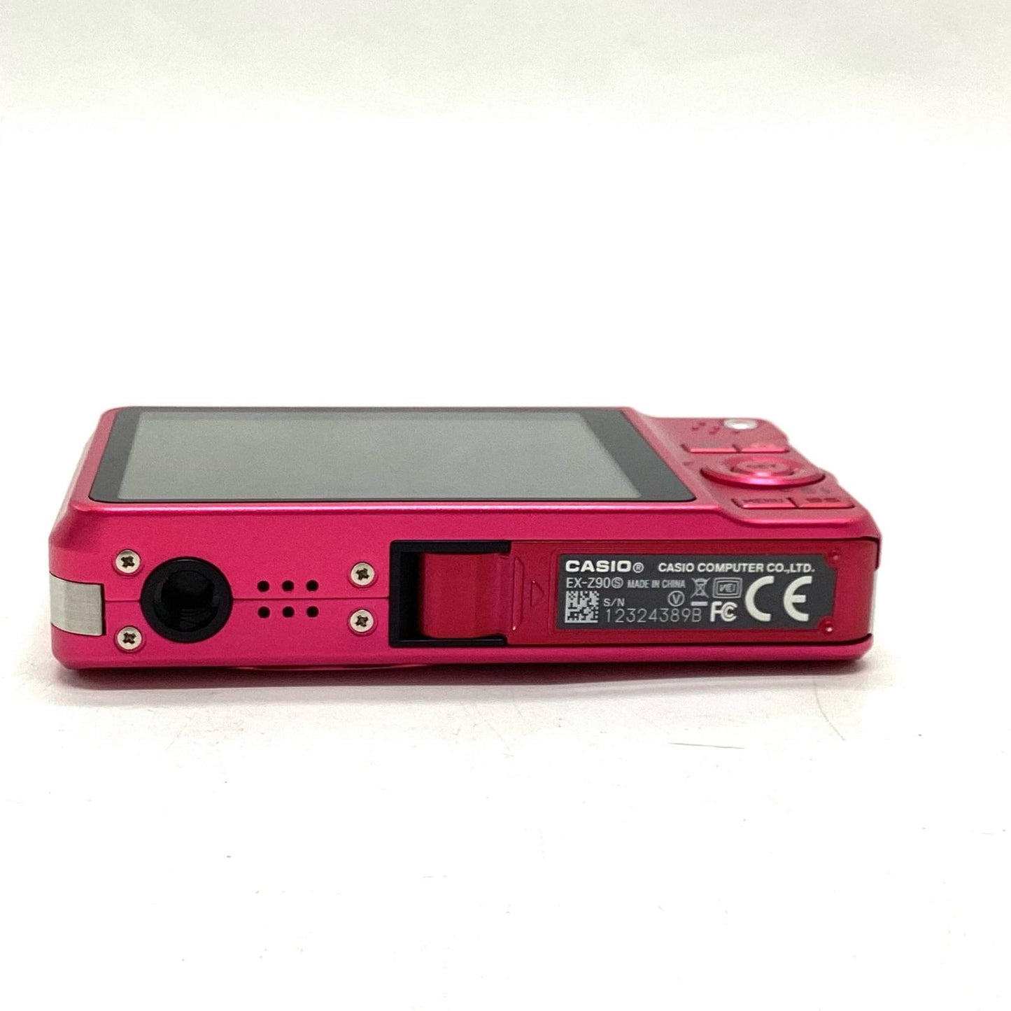 【全額返金保証】【最速発送】CASIO コンパクトデジタルカメラ EXILIM ZOOM EX-Z90 [ピンク] 動作確認済
