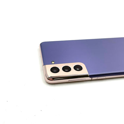 【全額返金保証】【最速発送】SAMSUNG Galaxy S21 ５G 256GB ファントムバイオレット docomo SC-51B 白ロム 動作確認済