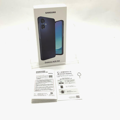 【全額返金保証】【最速発送】SAMSUNG Galaxy A25 5G 64GB ブラック UQmobile SCG33 白ロム 美品 動作確認済