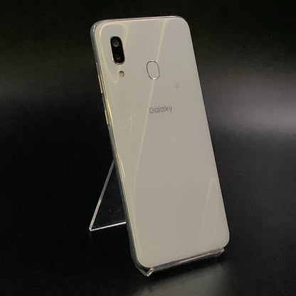 【全額返金保証】【最速発送】SAMSUNG Galaxy A30 64GB au SCV43 白ロム 美品 動作確認済