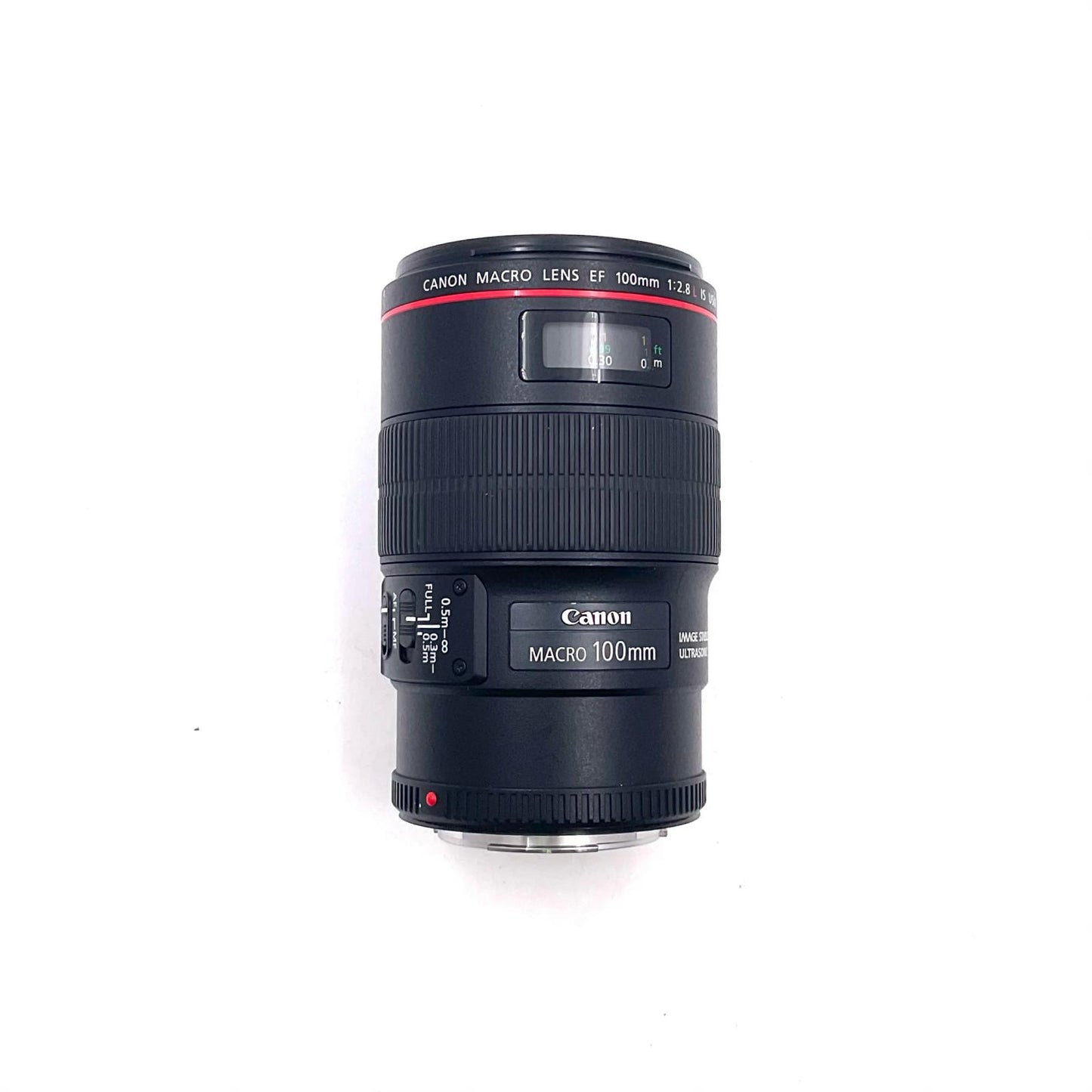 【全額返金保証】【最速発送】Canon EF100mm F2.8L マクロ IS USM 美品 動作確認済