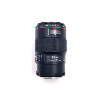 【全額返金保証】【最速発送】Canon EF100mm F2.8L マクロ IS USM 美品 動作確認済