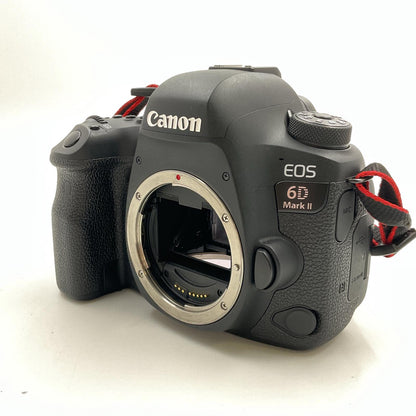 【全額返金保証】【最速発送】Canon デジタル一眼 EOS 6D Mark II ボディ ブラック 美品 動作確認済