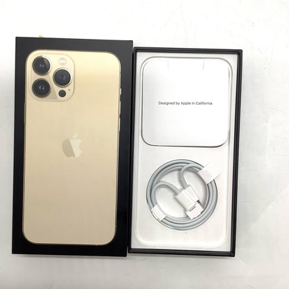 【最速発送】Apple iPhone iPhone 13 Pro Max 128GB ゴールド docomo SIMフリー 白ロム【難有】 76%