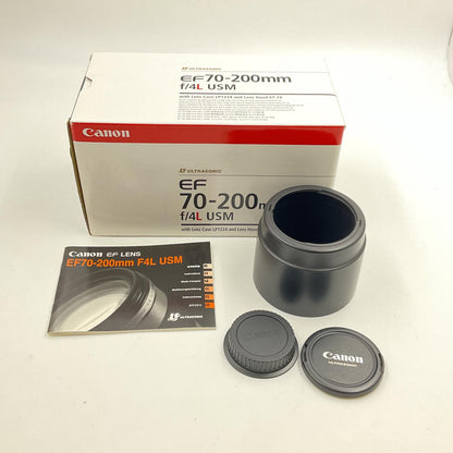 【全額返金保証】【最速発送】Canon EF70-200mm F4L USM 美品 動作確認済