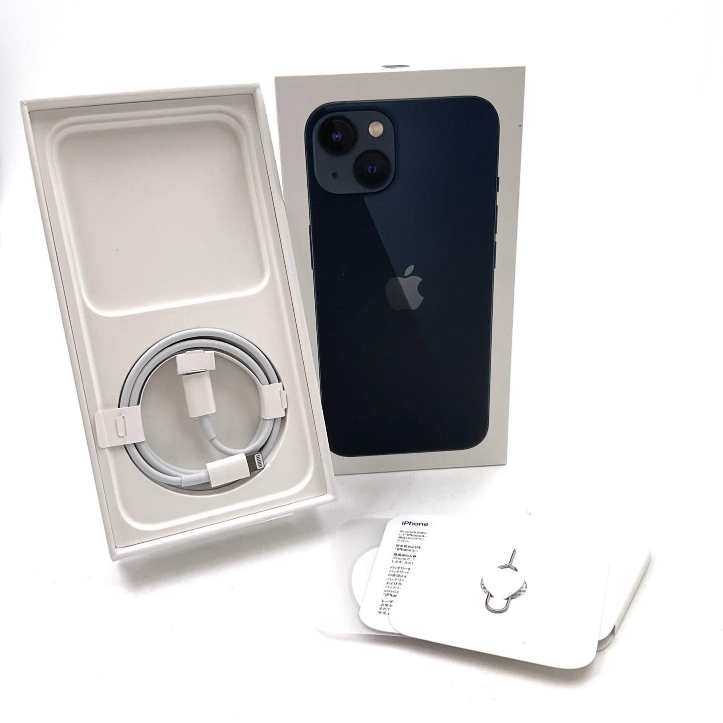 【全額返金保証】【最速発送】Apple iPhone iPhone 13 128GB ミッドナイト au 白ロム 動作確認済 88%