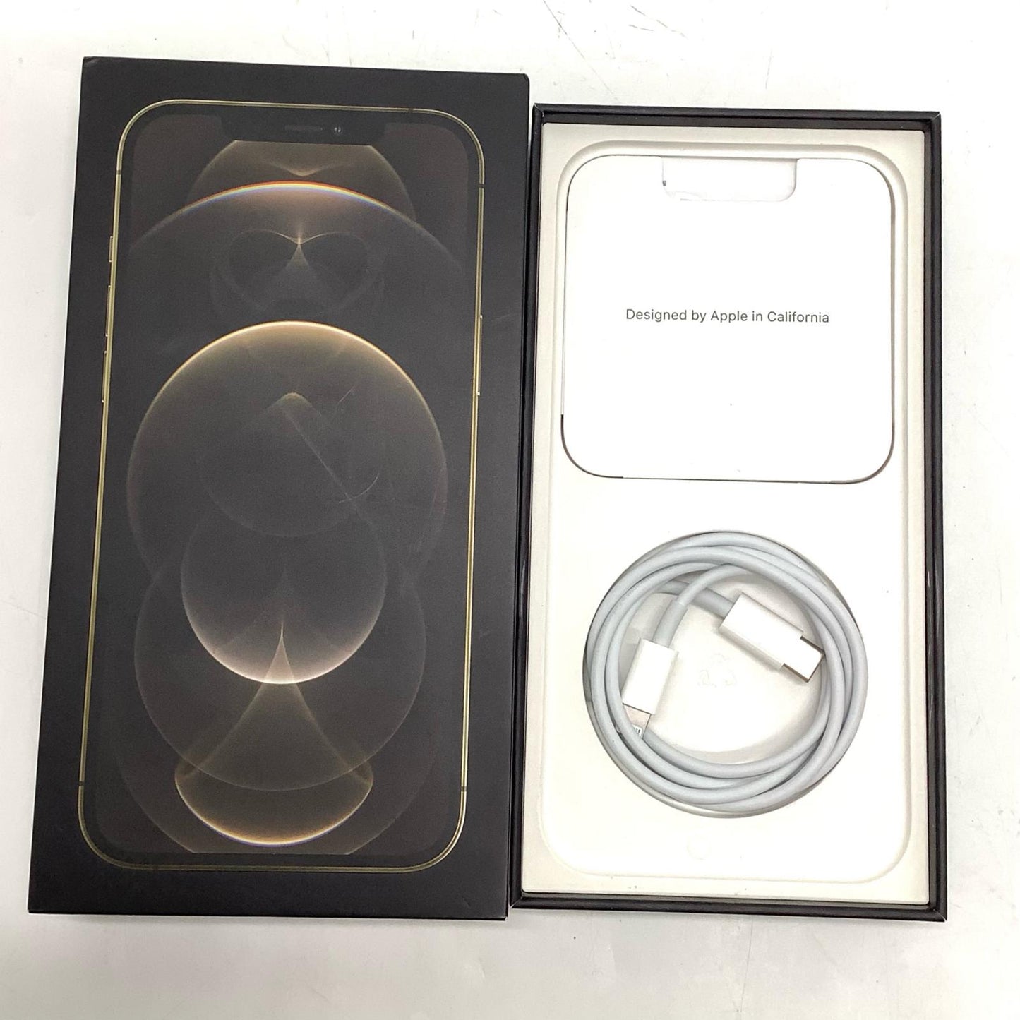 【全額返金保証】【最速発送】Apple iPhone iPhone 12 Pro Max 256GB ゴールド SIMフリー 白ロム 動作確認済 80%