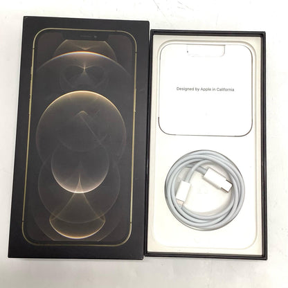 【全額返金保証】【最速発送】Apple iPhone iPhone 12 Pro Max 256GB ゴールド SIMフリー 白ロム 動作確認済 80%