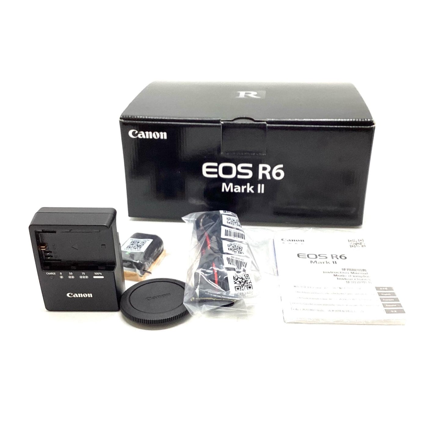【全額返金保証】【最速発送】Canon デジタル一眼 EOS R6 Mark II ボディ ブラック 超美品 動作確認済