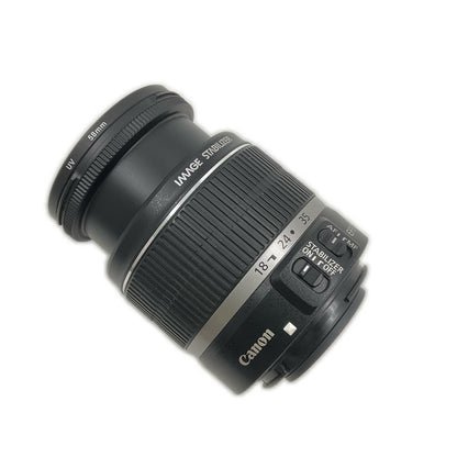 【全額返金保証】【最速発送】Canon EF-S18-55mm F3.5-5.6 IS 美品 動作確認済