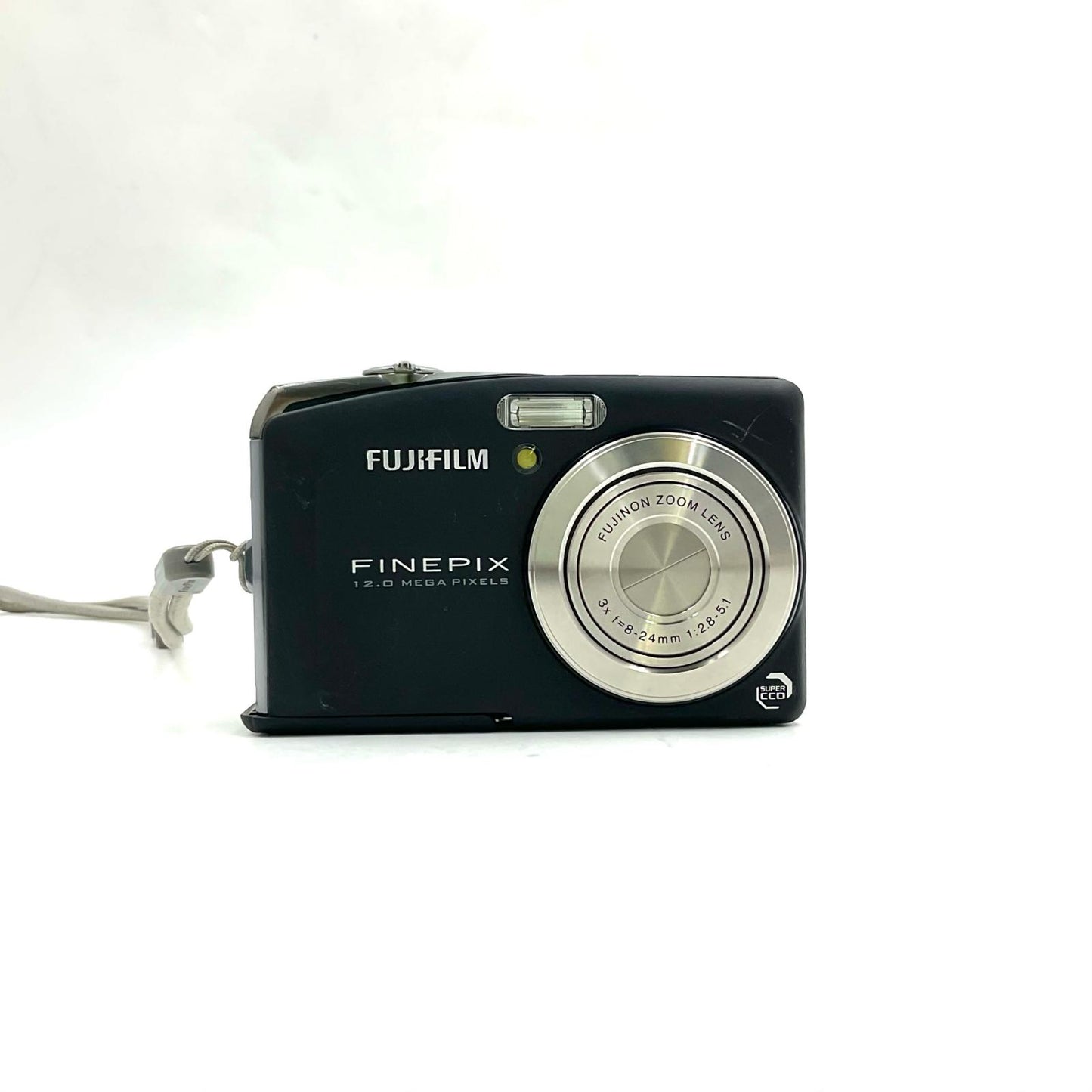【全額返金保証】【最速発送】FUJIFILM コンパクトデジタルカメラ FinePix F50fd ブラック 動作確認済