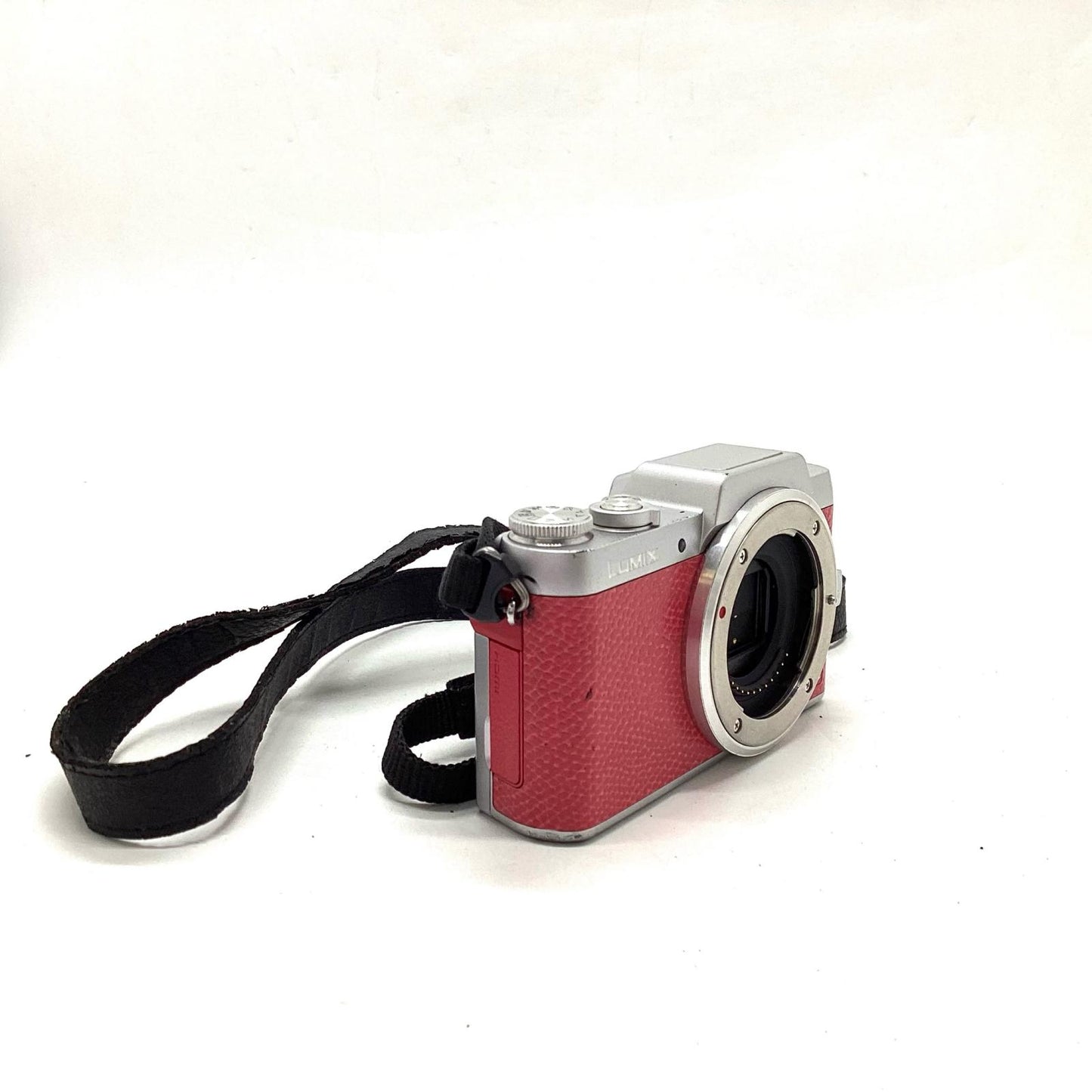 【最速発送】Panasonic デジタル一眼 LUMIX DMC-GF7 ピンク【難有】