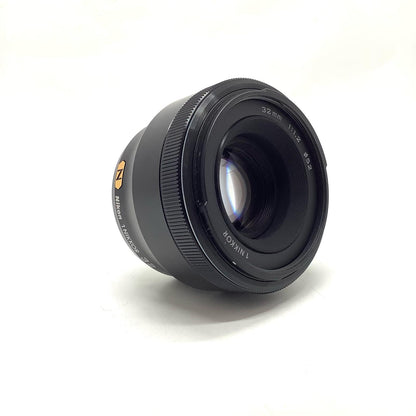 【全額返金保証】【最速発送】Nikon 1 NIKKOR 32mm f/1.2 [ブラック] 美品 動作確認済