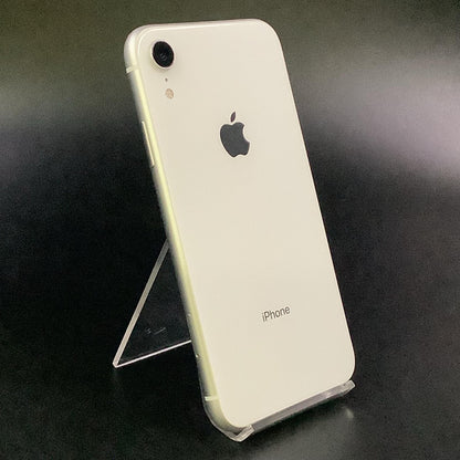 【全額返金保証】【最速発送】Apple iPhone iPhone XR 64GB ホワイト SIMフリー 白ロム 動作確認済 79%