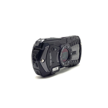 【全額返金保証】【最速発送】RICOH コンパクトデジタルカメラ WG‐60 ブラック 動作確認済