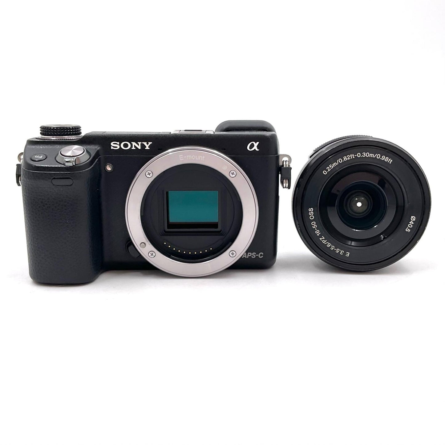 【全額返金保証】【最速発送】Sony デジタル一眼 α NEX-6L パワーズームレンズキット ブラック 美品 動作確認済