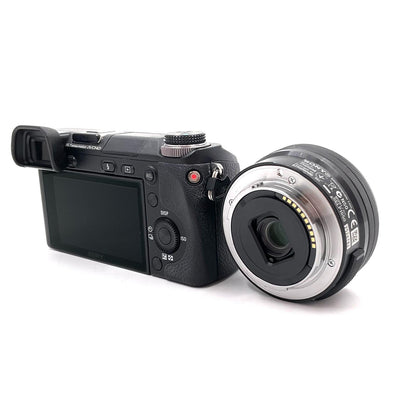 【全額返金保証】【最速発送】Sony デジタル一眼 α NEX-6L パワーズームレンズキット ブラック 美品 動作確認済