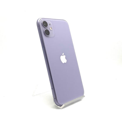 【全額返金保証】【最速発送】Apple iPhone iPhone 11 128GB パープル Softbank 白ロム 動作確認済 90%