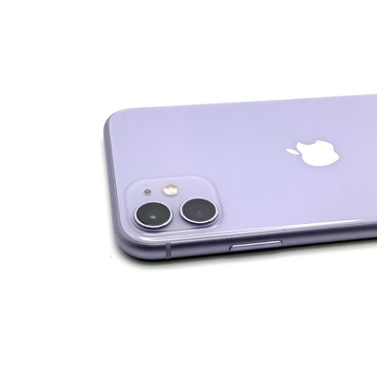 【全額返金保証】【最速発送】Apple iPhone iPhone 11 128GB パープル Softbank 白ロム 動作確認済 90%
