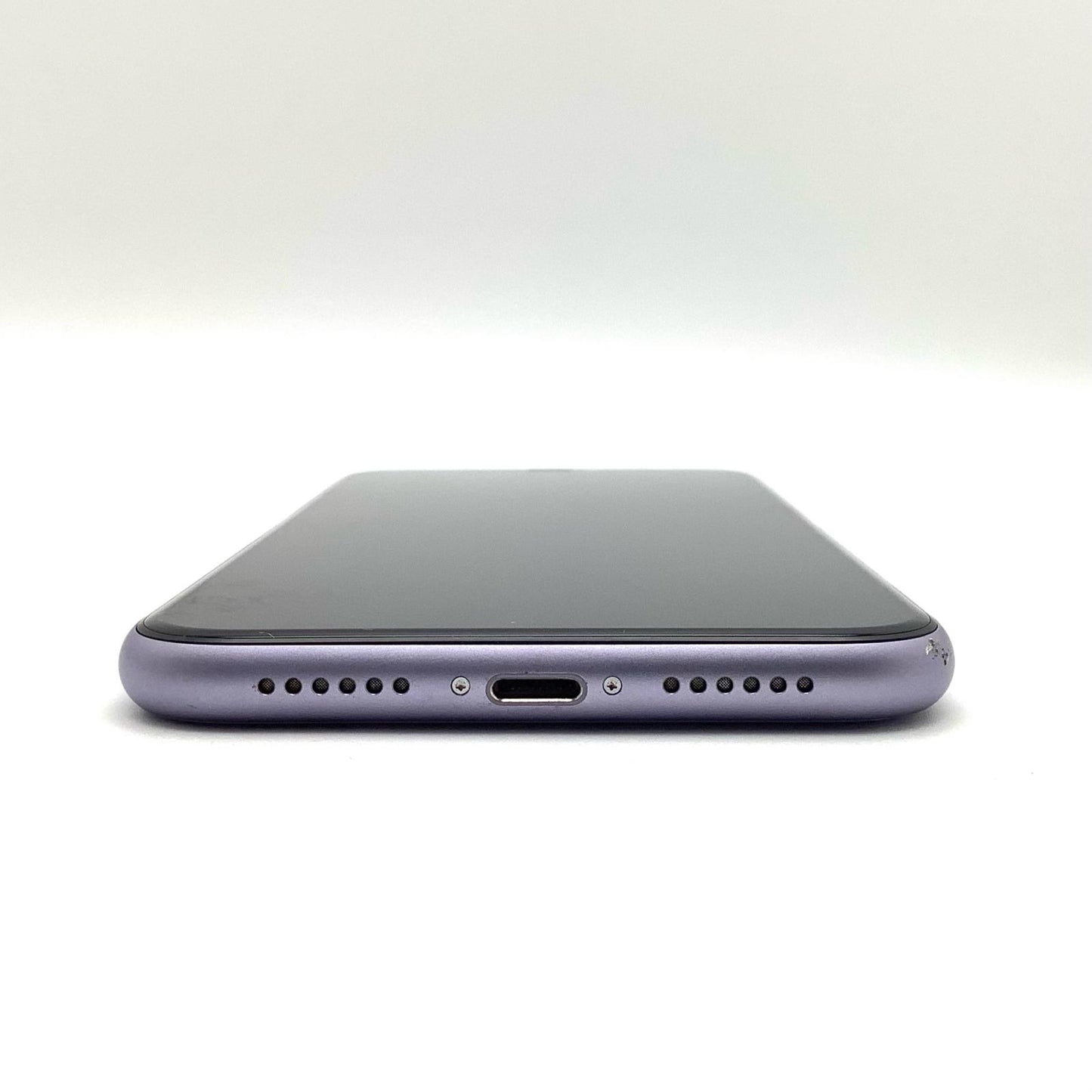 【全額返金保証】【最速発送】Apple iPhone iPhone 11 128GB パープル Softbank 白ロム 動作確認済 90%