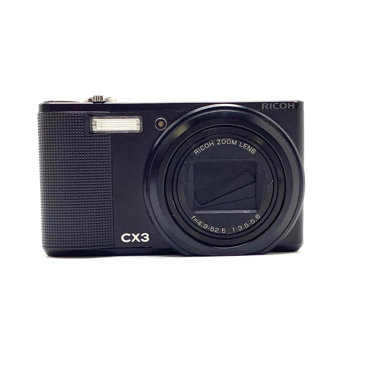 【全額返金保証】【最速発送】RICOH コンパクトデジタルカメラ CX3 ブラック 美品 動作確認済