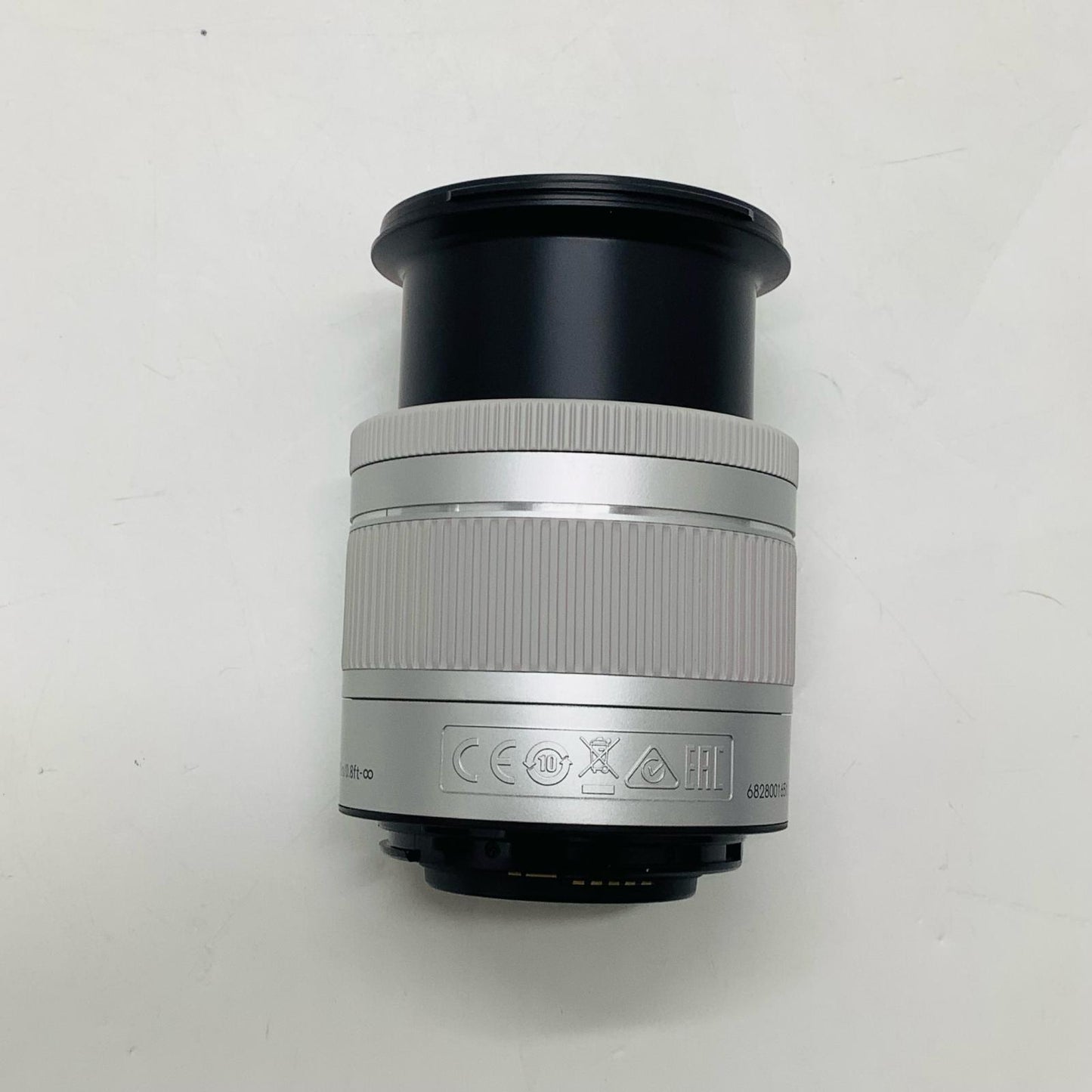 【全額返金保証】【最速発送】Canon EF-S18-55mm F4-5.6 IS STM [シルバー] 美品 動作確認済