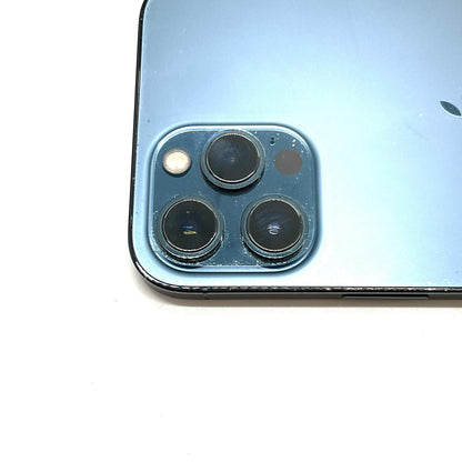 【全額返金保証】【最速発送】Apple iPhone iPhone 12 Pro Max 256GB Pacific Blue softbank 白ロム 動作確認済 79%