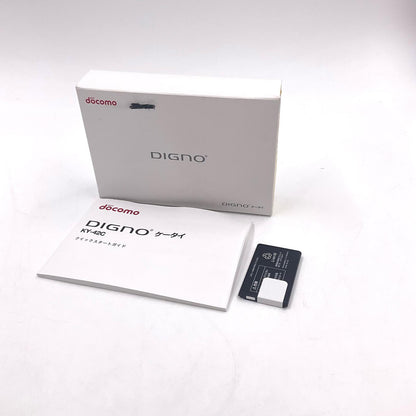 【全額返金保証】【最速発送】 DIGNO ケータイ 8GB ホワイト系 docomo KY-42C 新品未開封 即納OK
