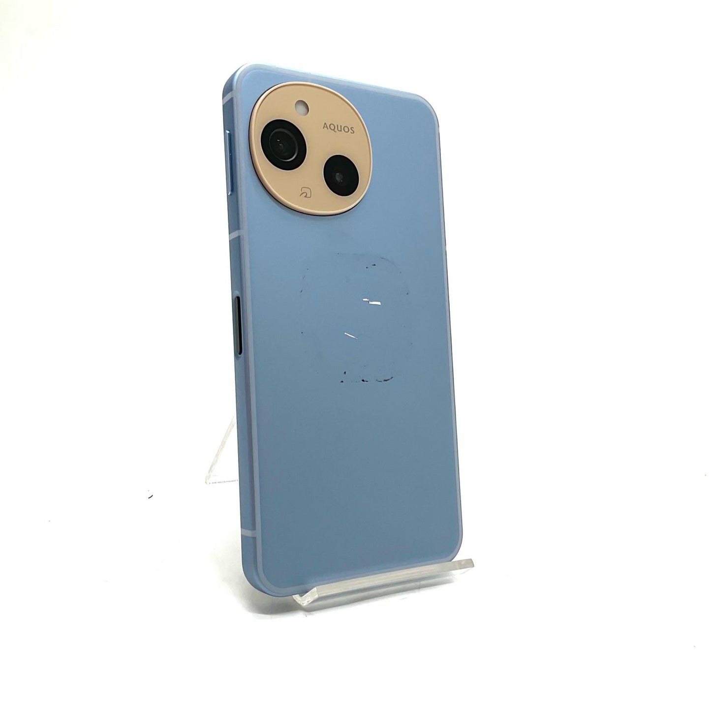 【最速発送】 AQUOS sense9 128GB ブルー系 au SIMフリー SHG14 白ロム【難有】