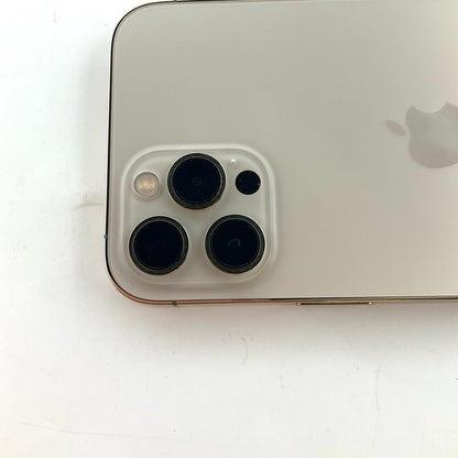【全額返金保証】【最速発送】Apple iPhone iPhone 12 Pro Max 256GB Gold docomo 白ロム 動作確認済 84%
