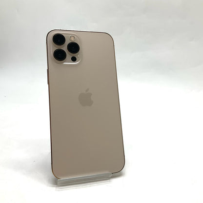 【全額返金保証】【最速発送】Apple iPhone iPhone 12 Pro Max 128GB Gold au 白ロム 動作確認済 78%