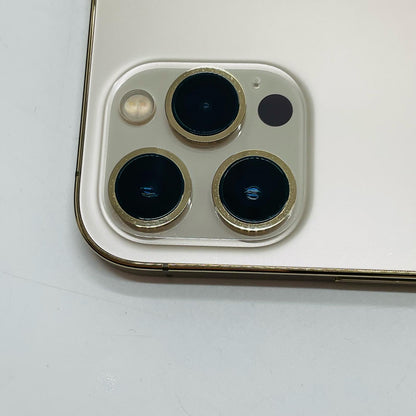 【全額返金保証】【最速発送】Apple iPhone iPhone 12 Pro Max 128GB Gold au 白ロム 動作確認済 78%